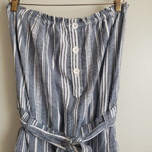 NWOT ANTHRO CLOTH & STONE STRAPLESS JUMPSUIT SZ M - Picture 2 of 10